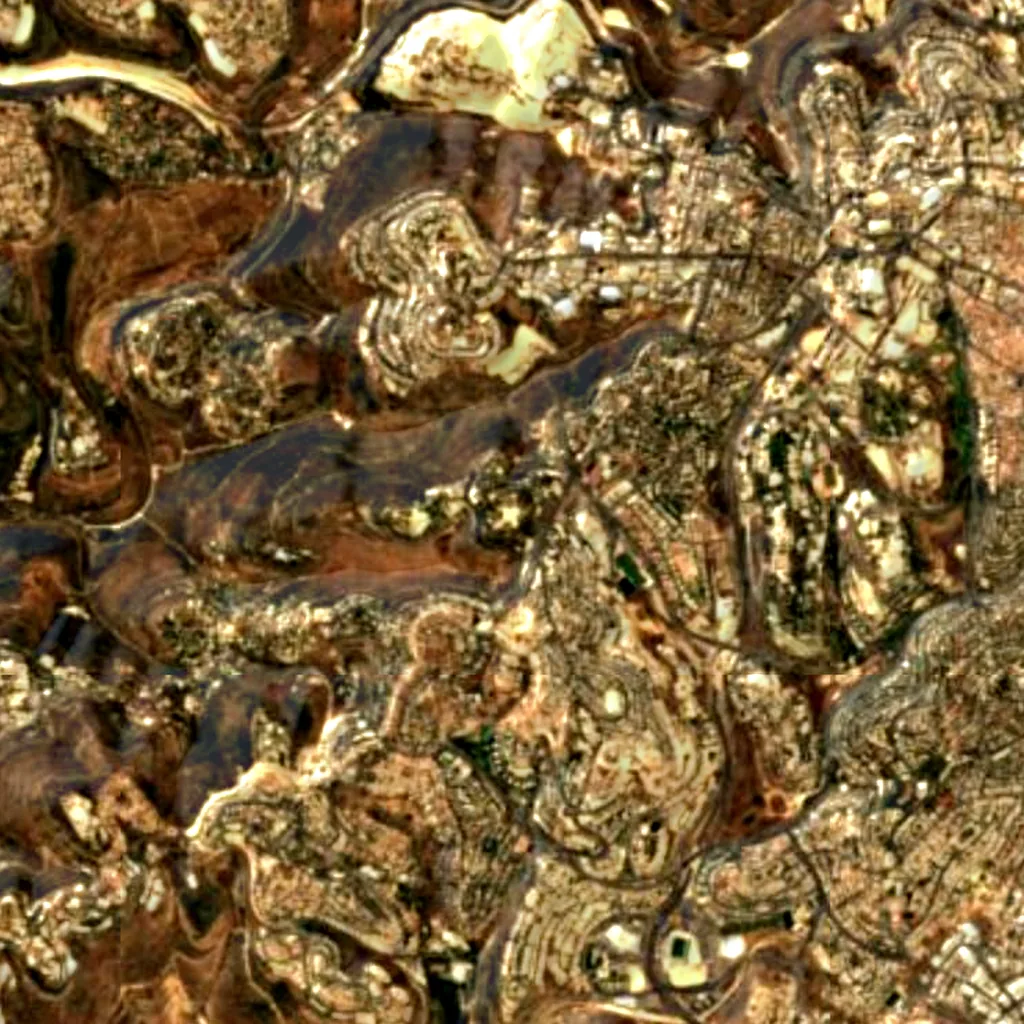 Mount Herzl seen from above (Sentinel-2)
