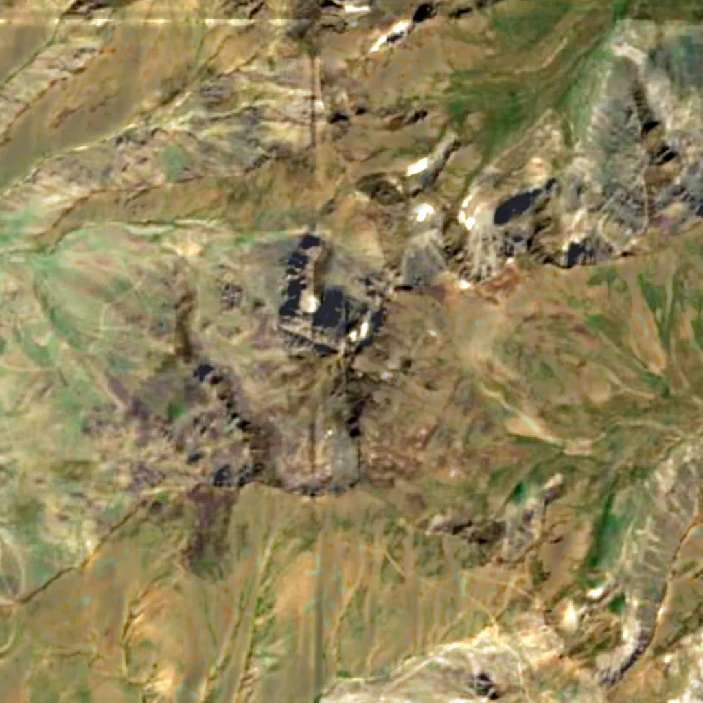 Mount Kaputjugh seen from above (Sentinel-2)