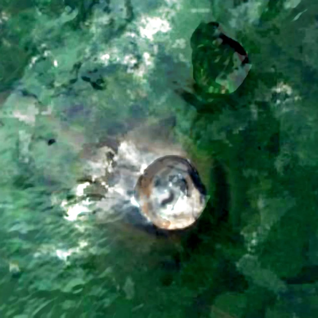 Mount Nyiragongo seen from above (Sentinel-2)