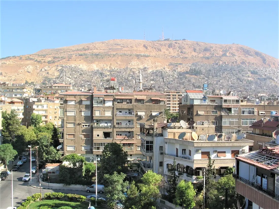 Mount Qasioun in Damascus in 2004