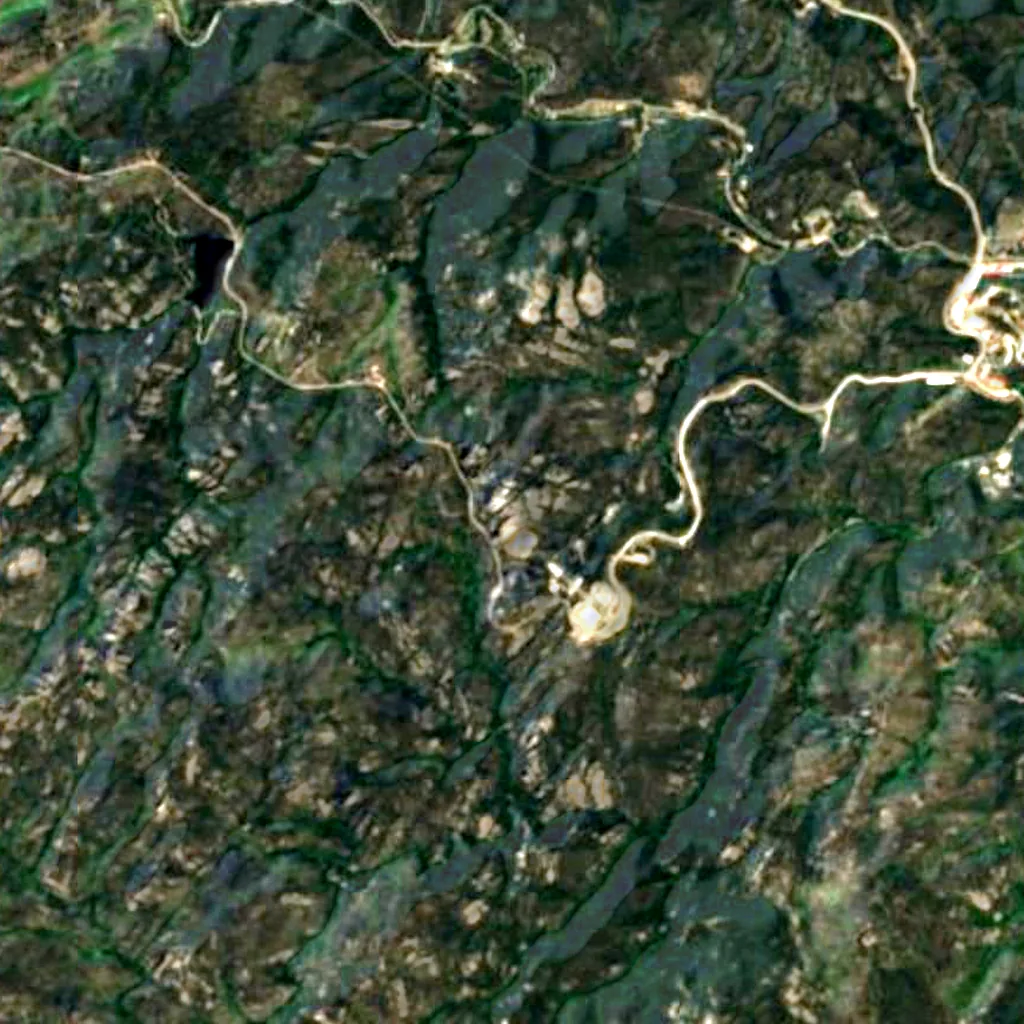 Mount Rushmore seen from above (Sentinel-2)