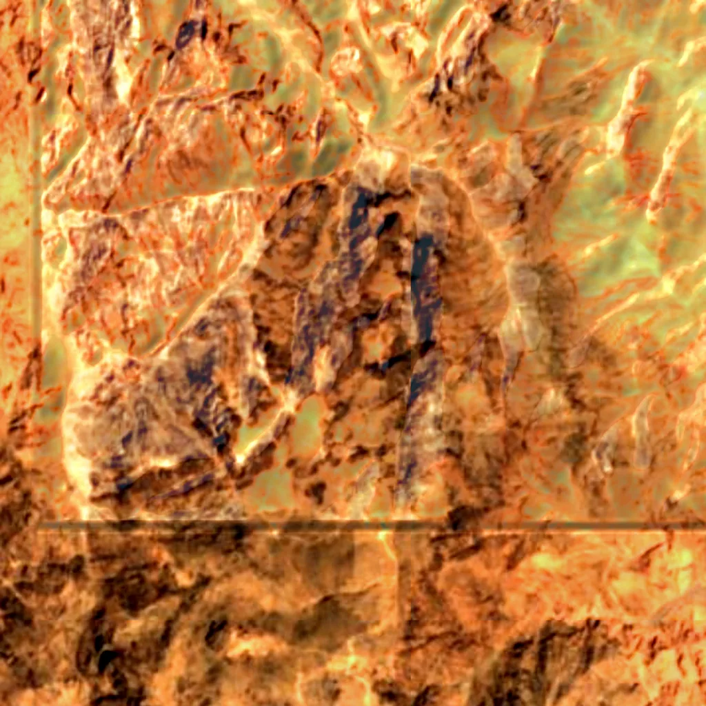 Mont Sinaï vu d'en haut (Sentinel-2)