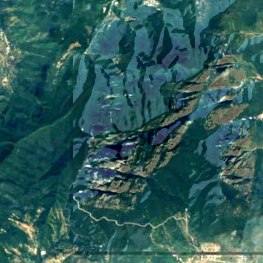 Mount Song seen from above (Sentinel-2)