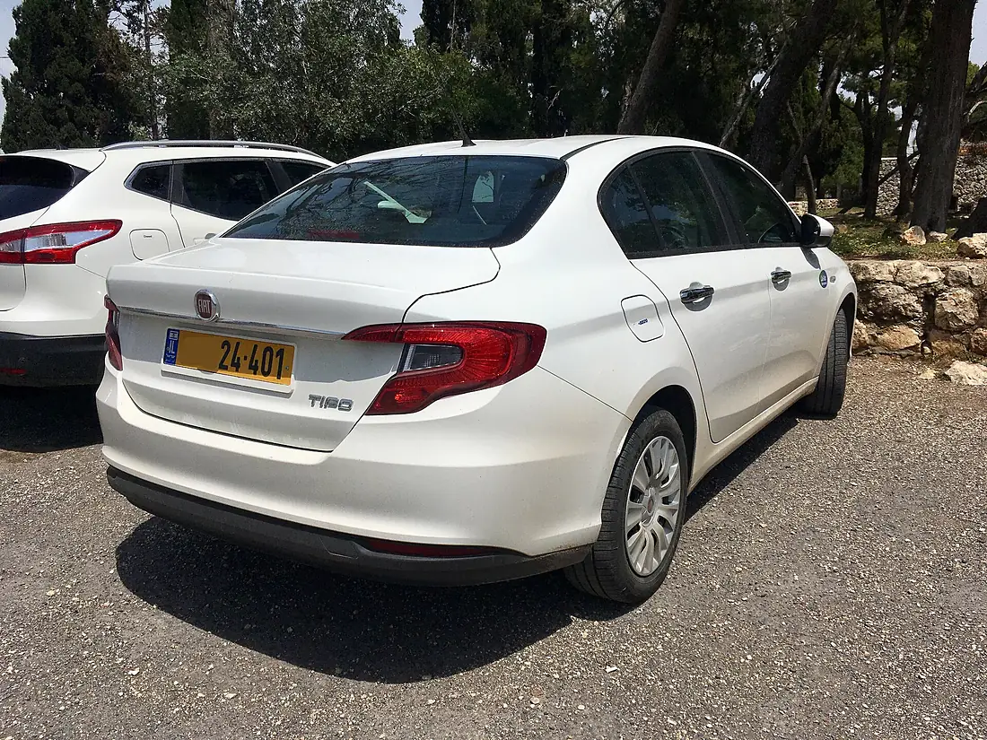 2017 Fiat Tipo Sedan on Mt. Tabor, Israel