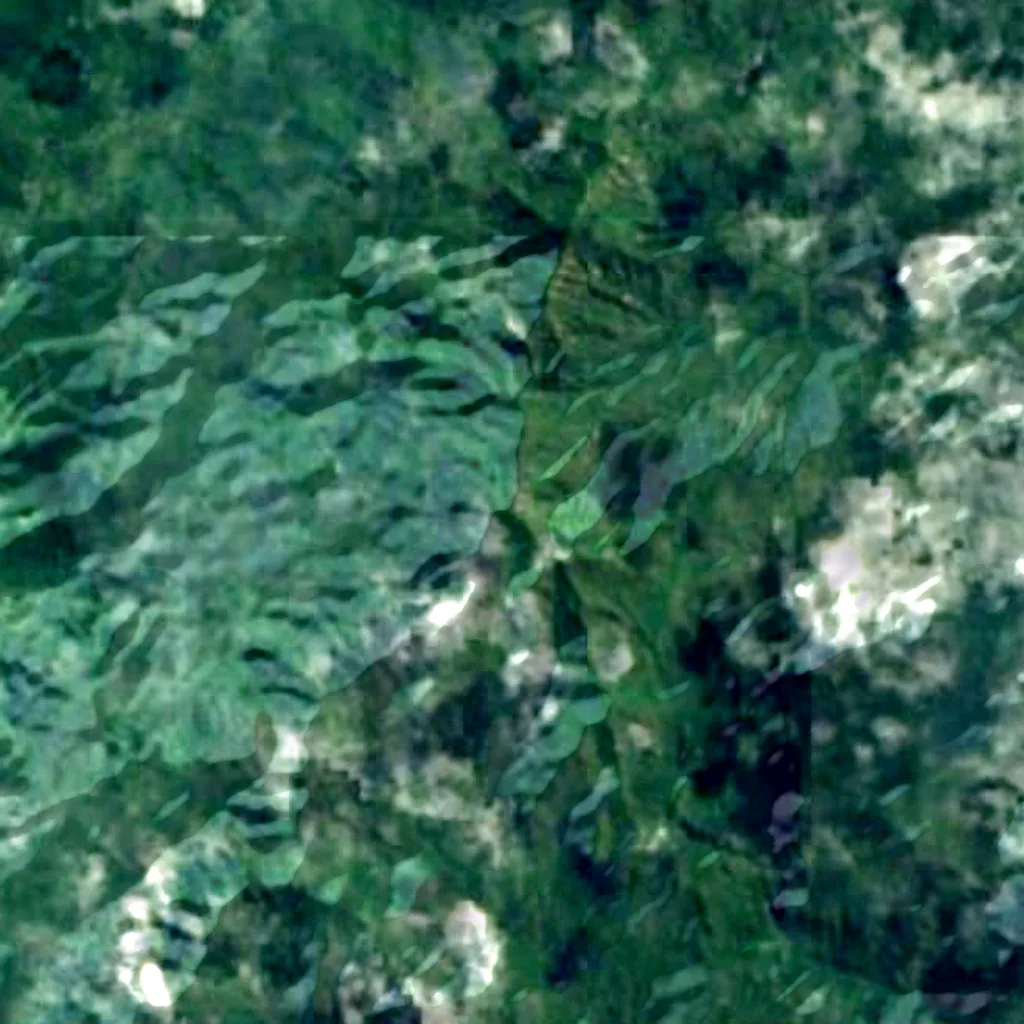 Mount Tomanivi seen from above (Sentinel-2)
