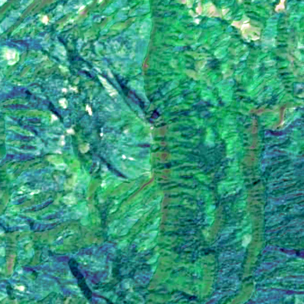 Mowdok tiang seen from above (Sentinel-2)