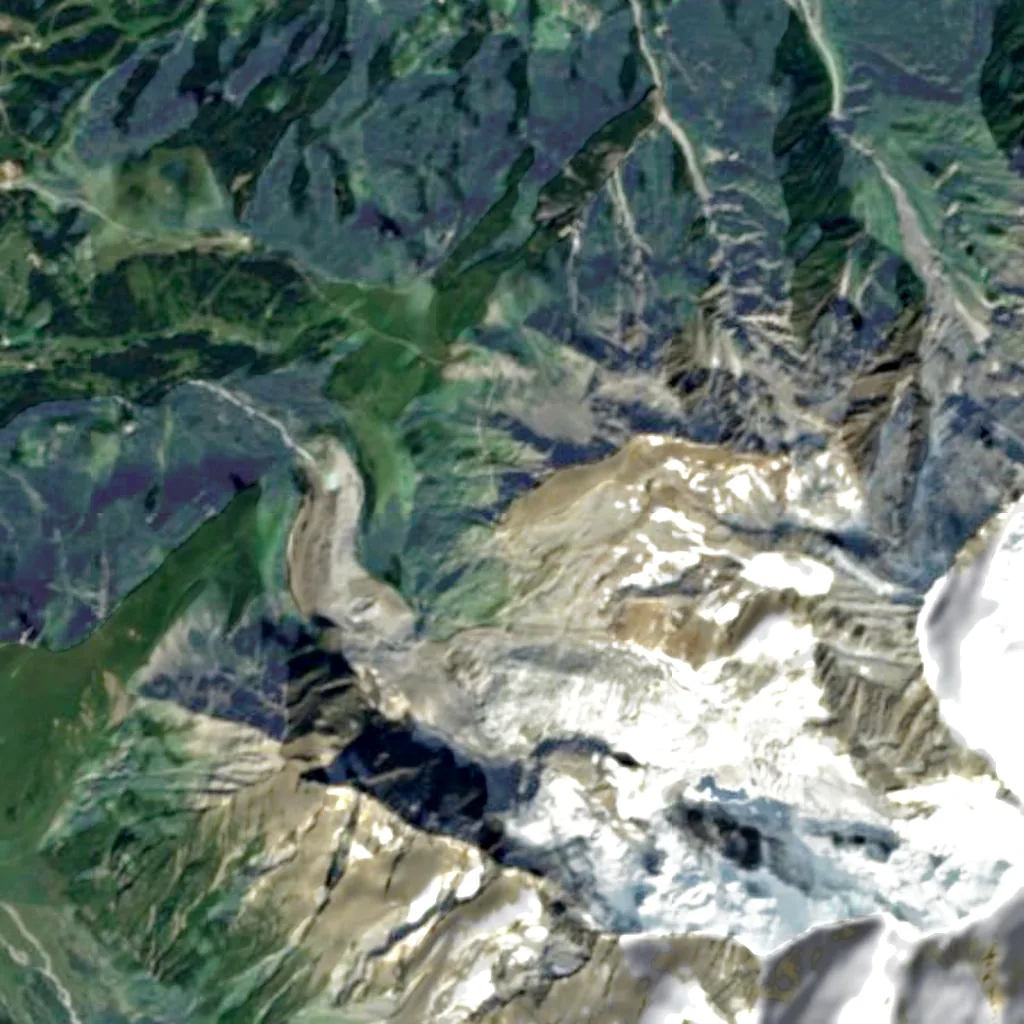 Nid d'Aigle seen from above (Sentinel-2)