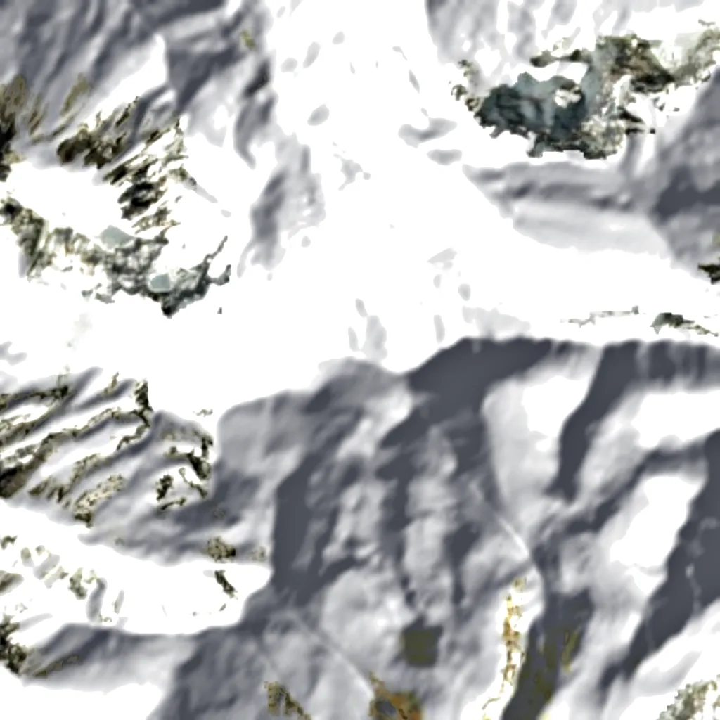 Noshaq seen from above (Sentinel-2)