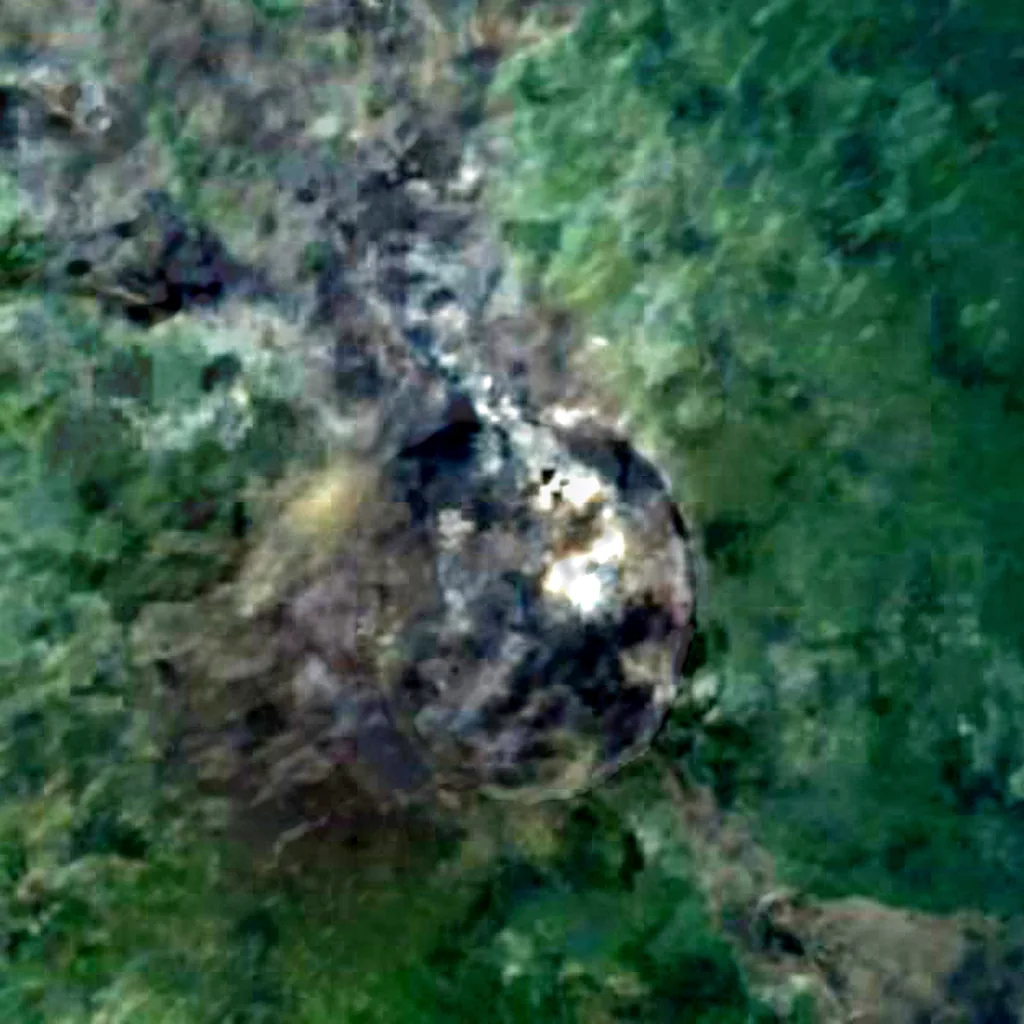 Monte Nyamuragira visto de cima (Sentinel-2)