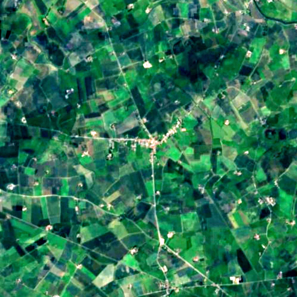 Observatoire militaire de Pervyse seen from above (Sentinel-2)