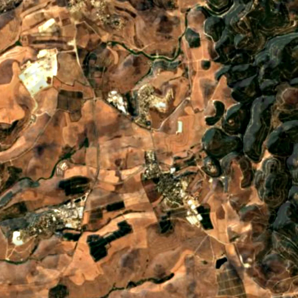 Ochberg Lookout visto desde arriba (Sentinel-2)