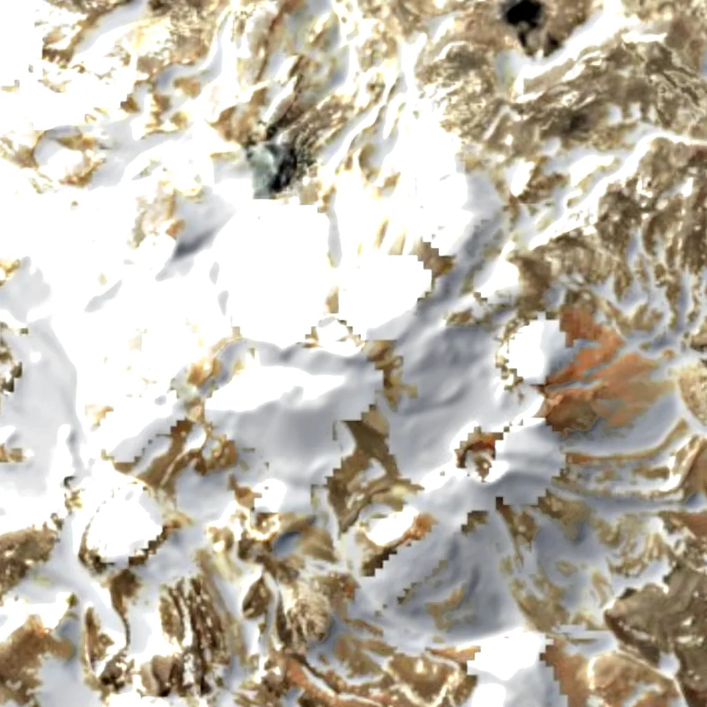 Ojos del Salado seen from above (Sentinel-2)
