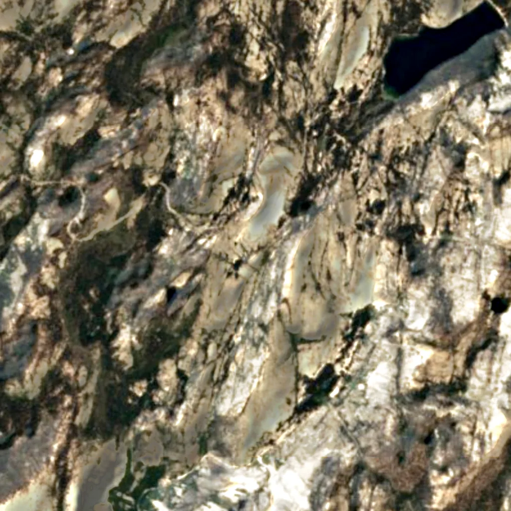 Olmsted Point seen from above (Sentinel-2)