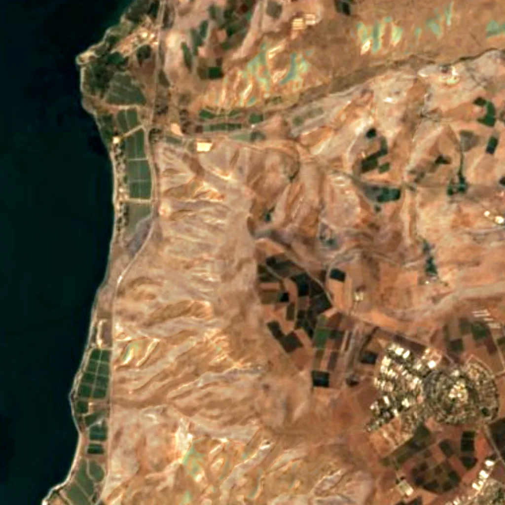Ophir Overlook seen from above (Sentinel-2)