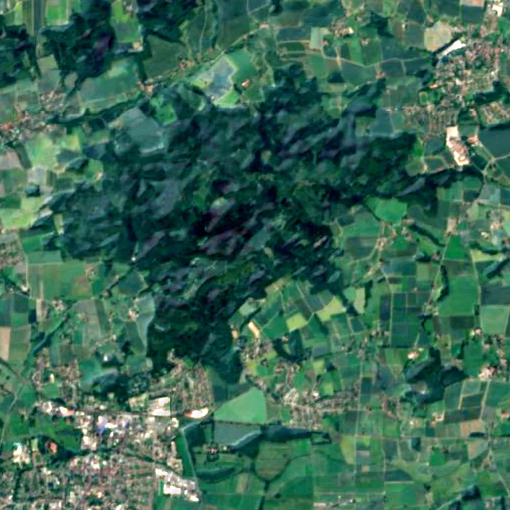 Ottoshöhe seen from above (Sentinel-2)