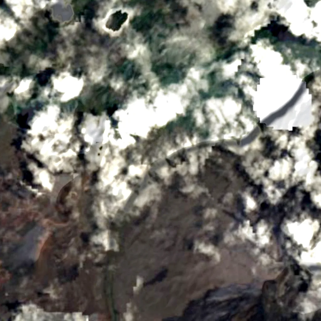 Pas de Bellecombe-Jacob seen from above (Sentinel-2)