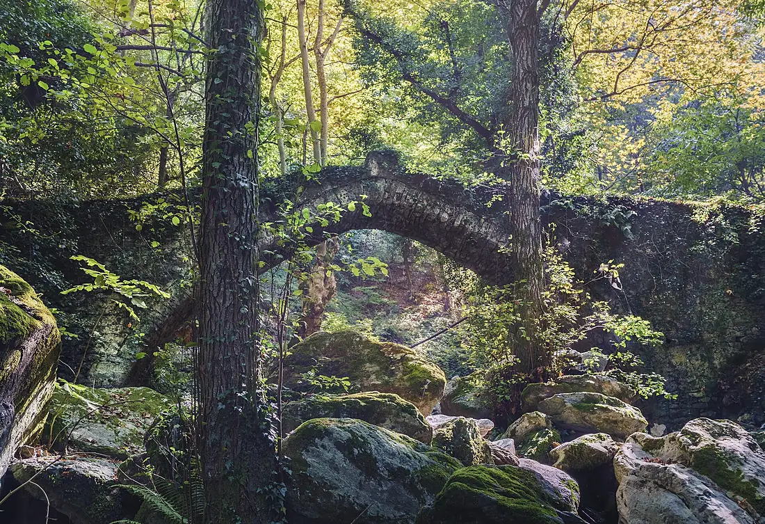 Old stone bridge in Pelion 2