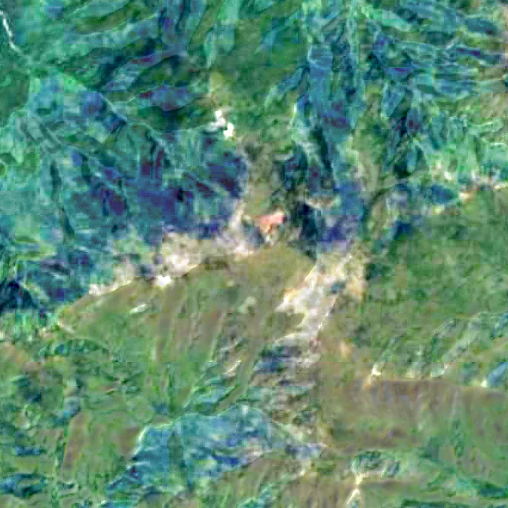 Pico Duarte seen from above (Sentinel-2)