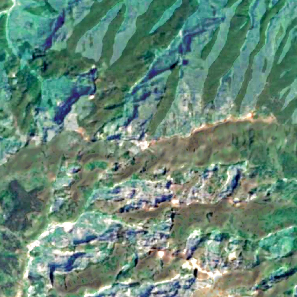 Pico Ruivo seen from above (Sentinel-2)