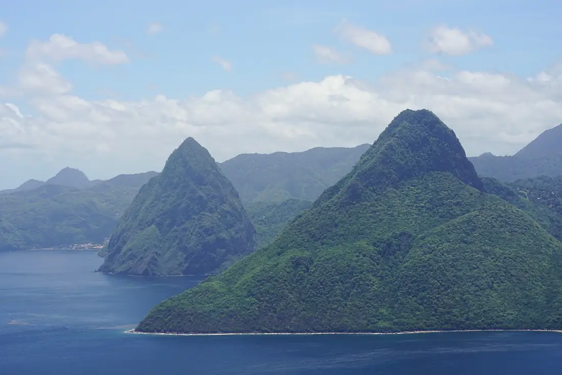 Pitons-aerial