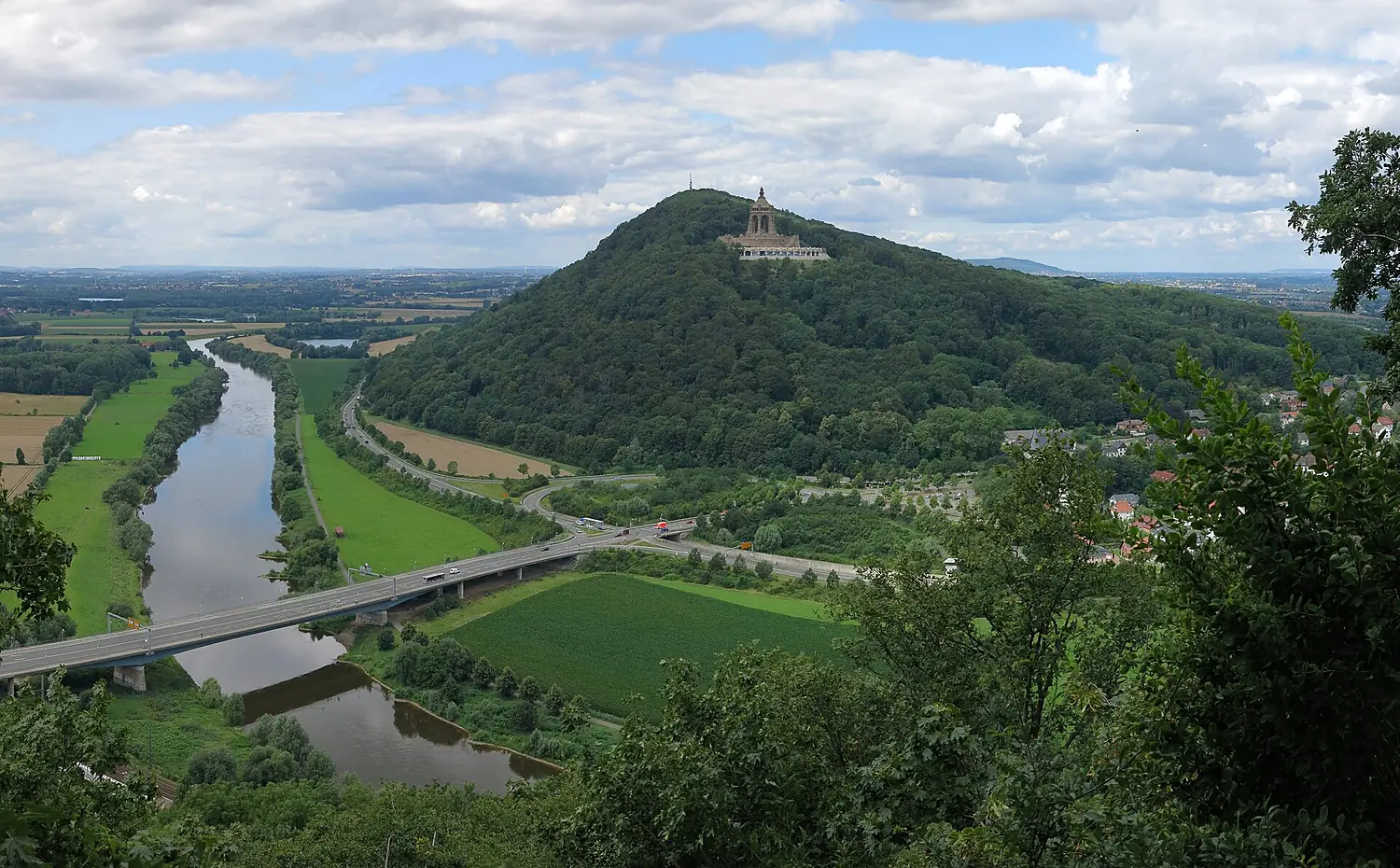Ausblick von der Porta-Kanzel