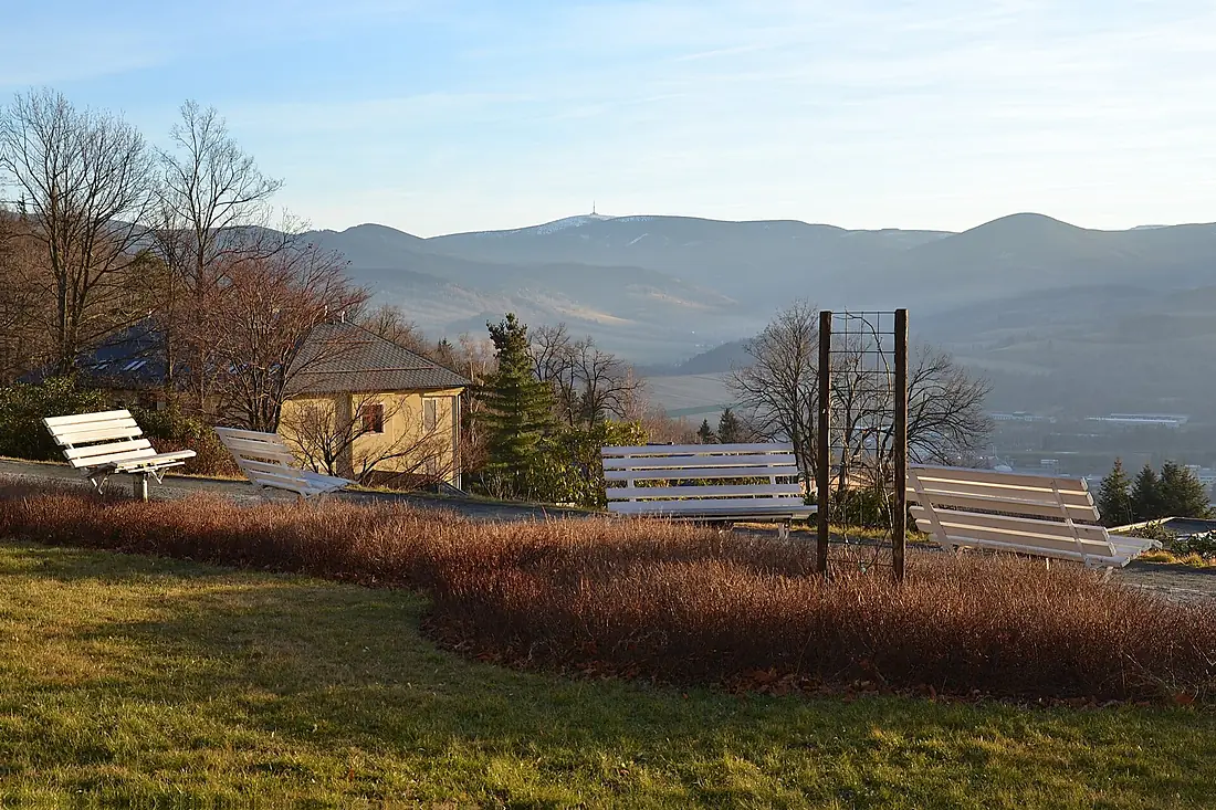 Praděd (Altvater) - view from Lázně Jeseník (Bad Gräfenberg)