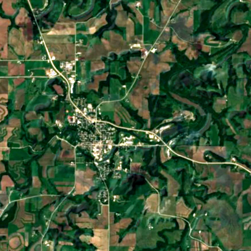 Preston Overlook seen from above (Sentinel-2)