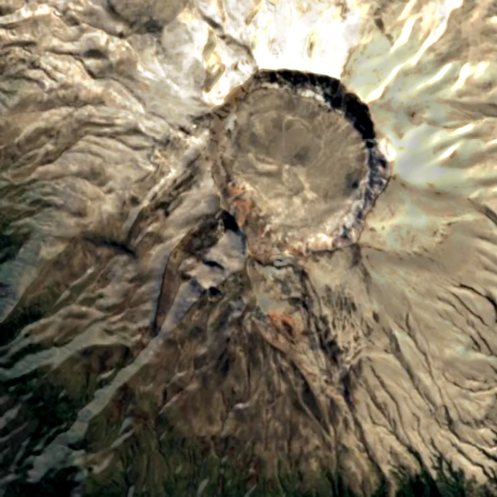 Puyehue-Cordón Caulle seen from above (Sentinel-2)