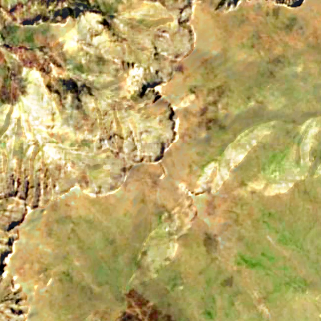 Ras Dashen seen from above (Sentinel-2)