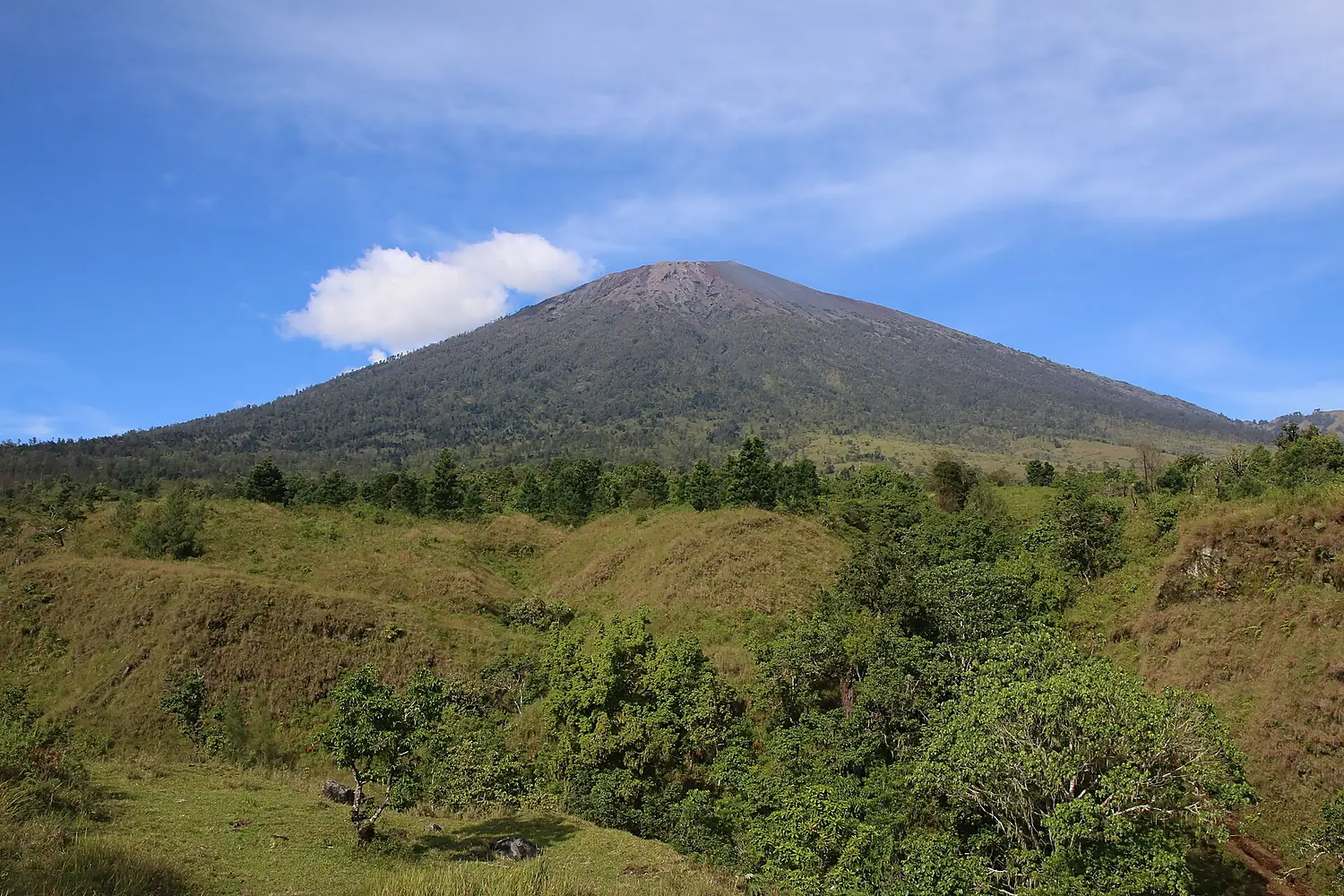 Gunung Rinjani dari Jalur Sembalun