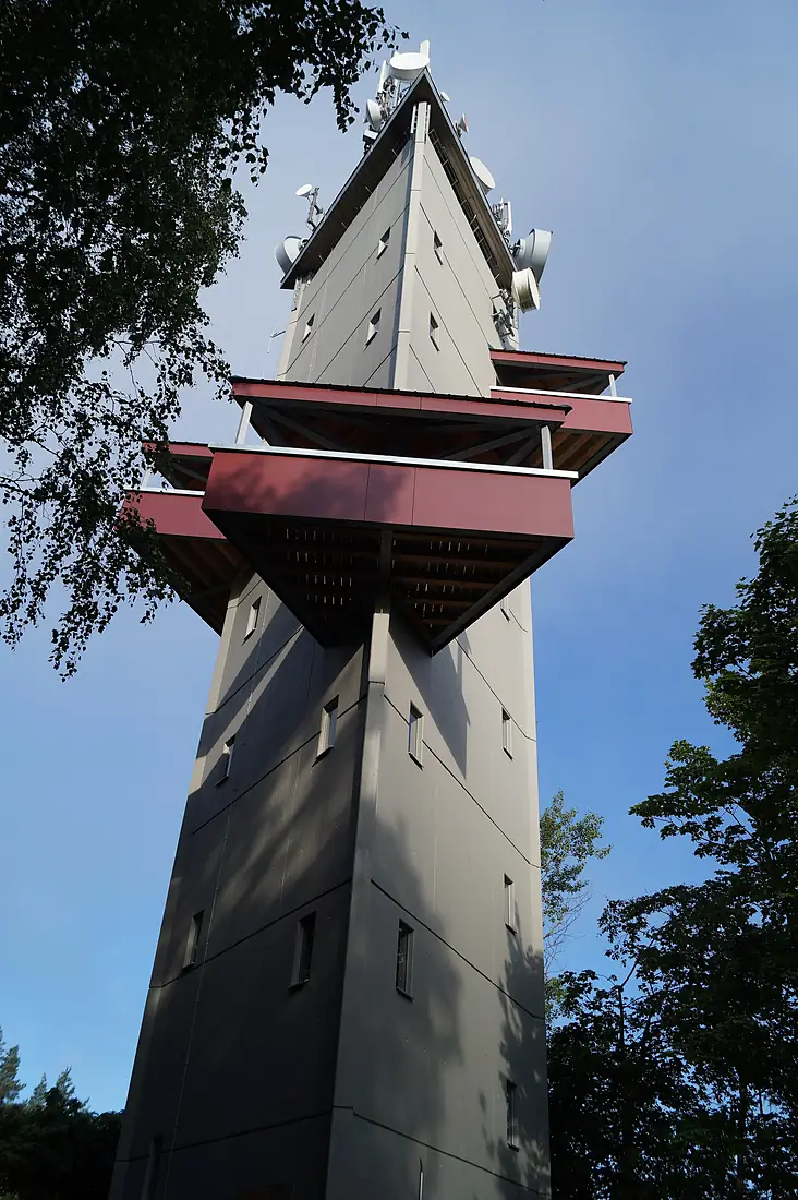 Aussichtsturm Rödlas nach der Sanierung in den Jahren 2014 15