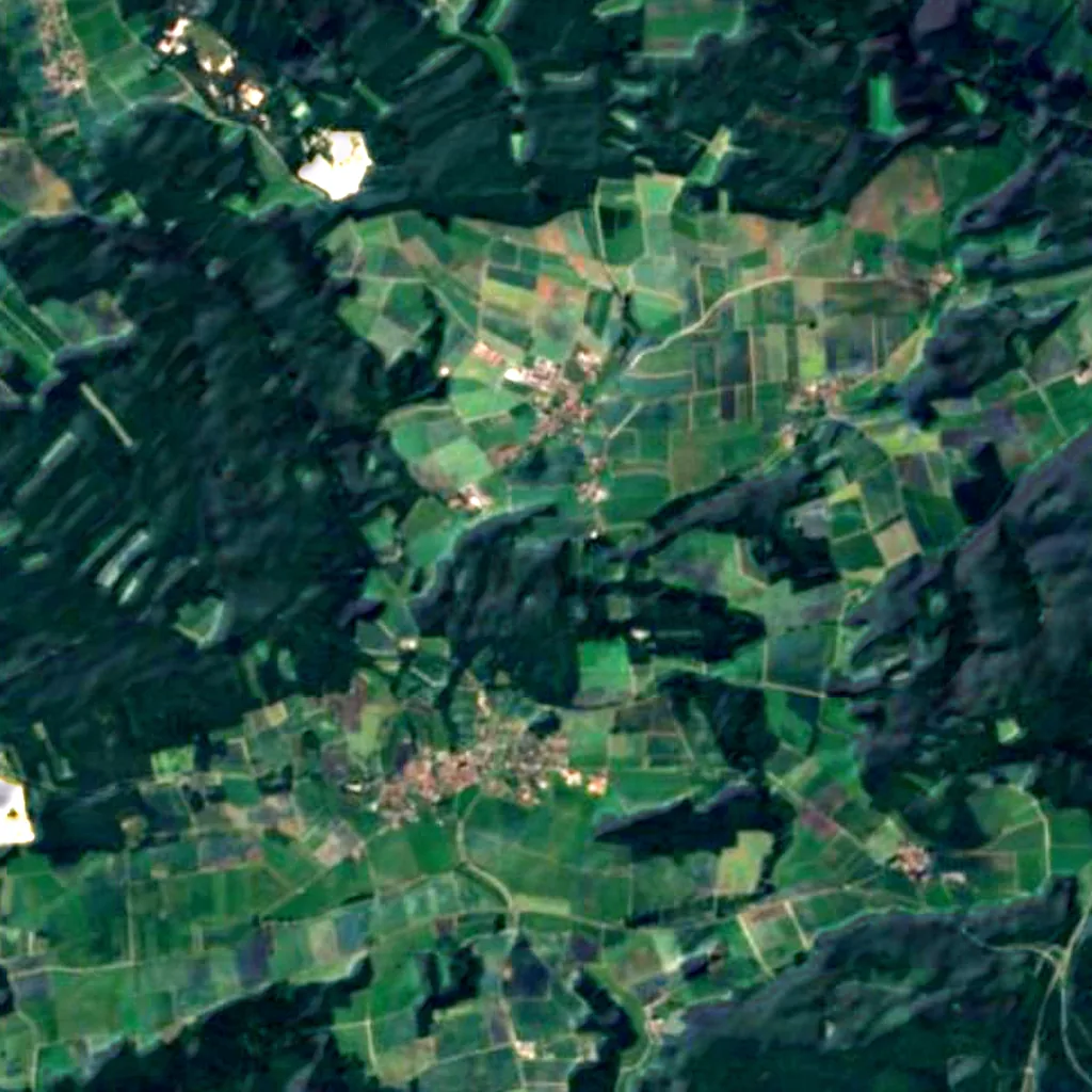 Rödlasturm seen from above (Sentinel-2)