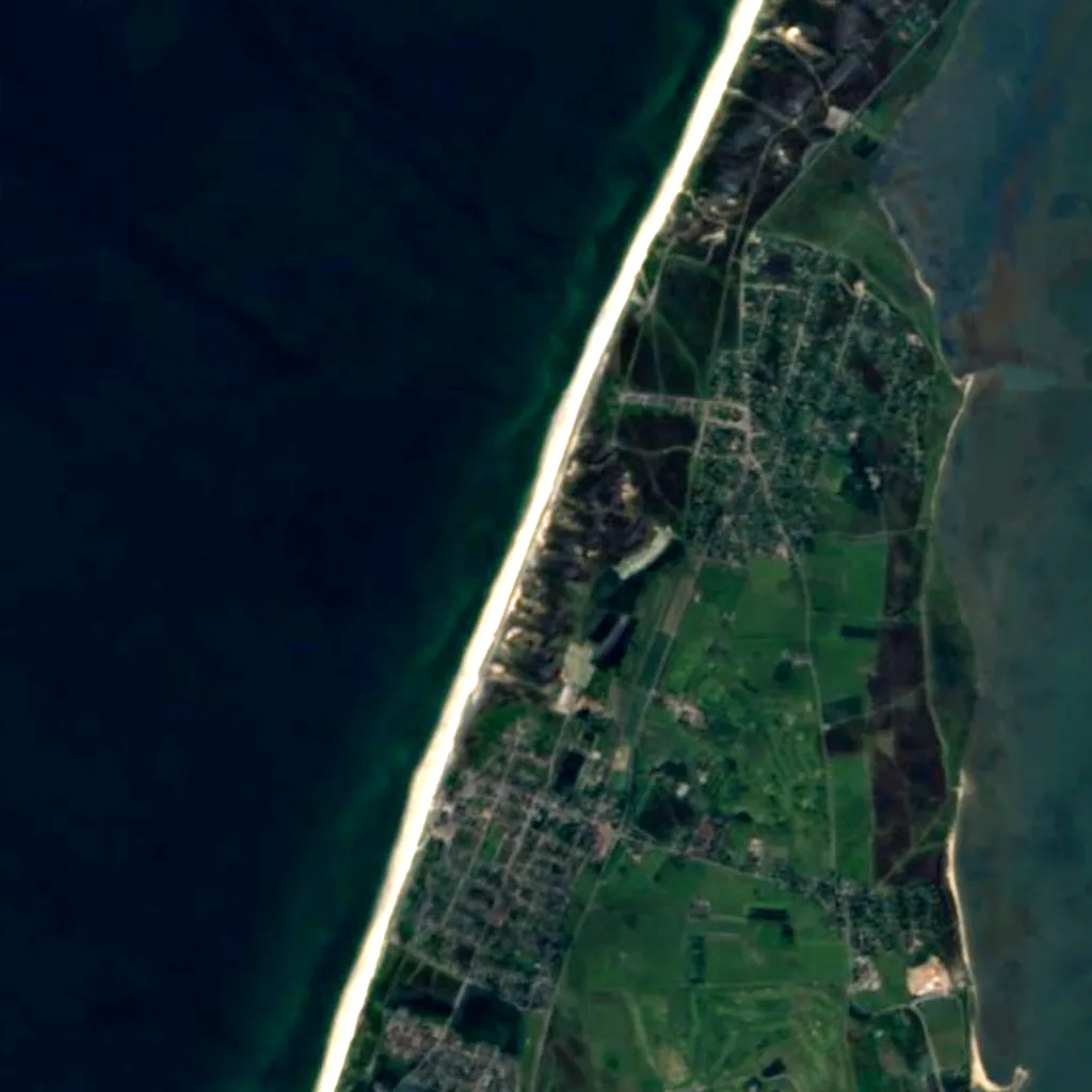 Rotes Kliff seen from above (Sentinel-2)