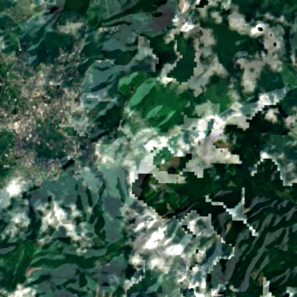 Sagiridai seen from above (Sentinel-2)