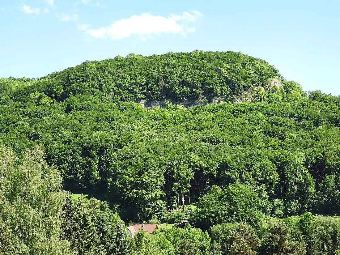 Der Felsen der „Salzfrau“ in der „Hessischen Schweiz“