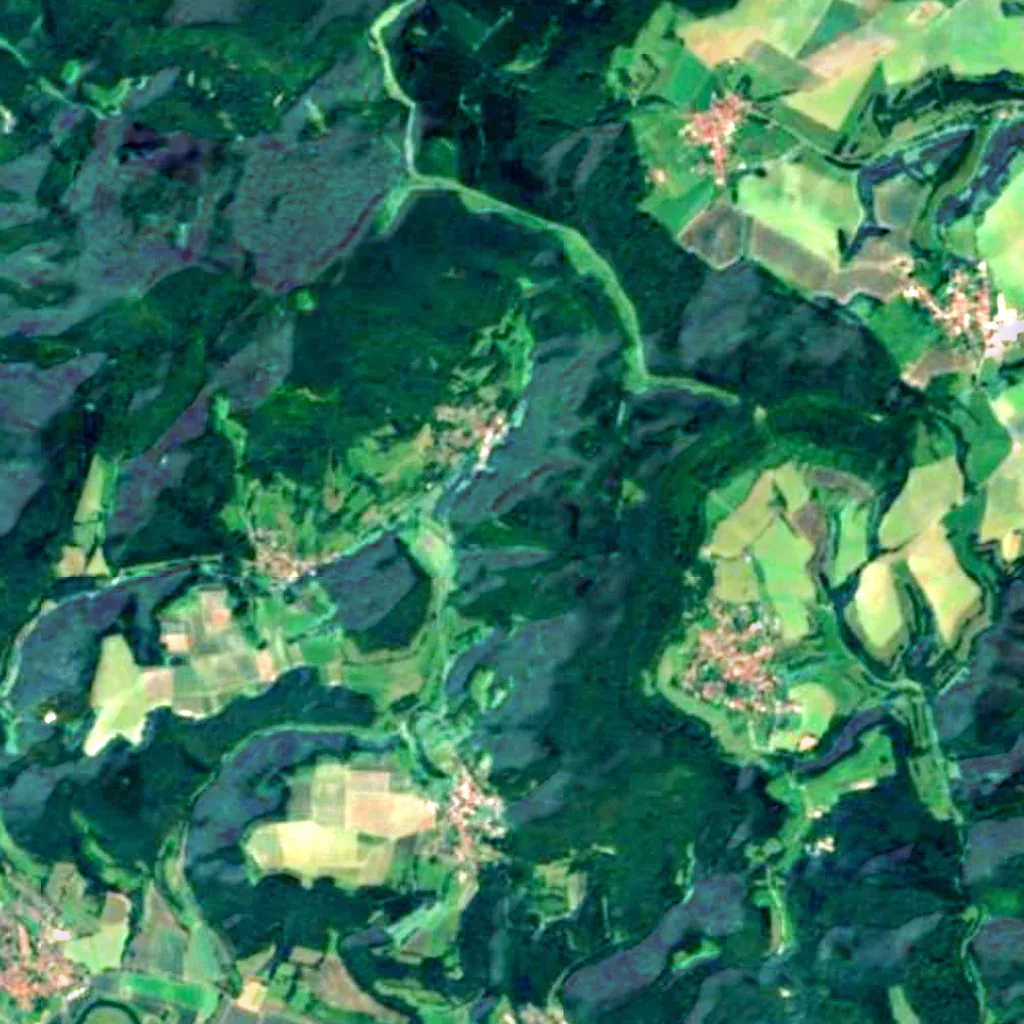 Salzfrau seen from above (Sentinel-2)