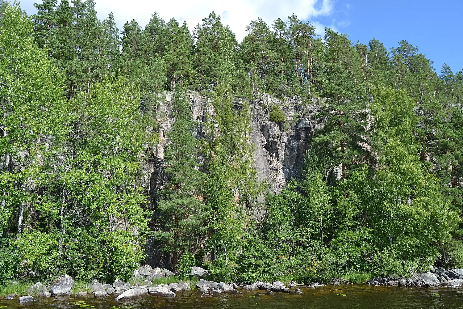 Saraakallio from the lake 1