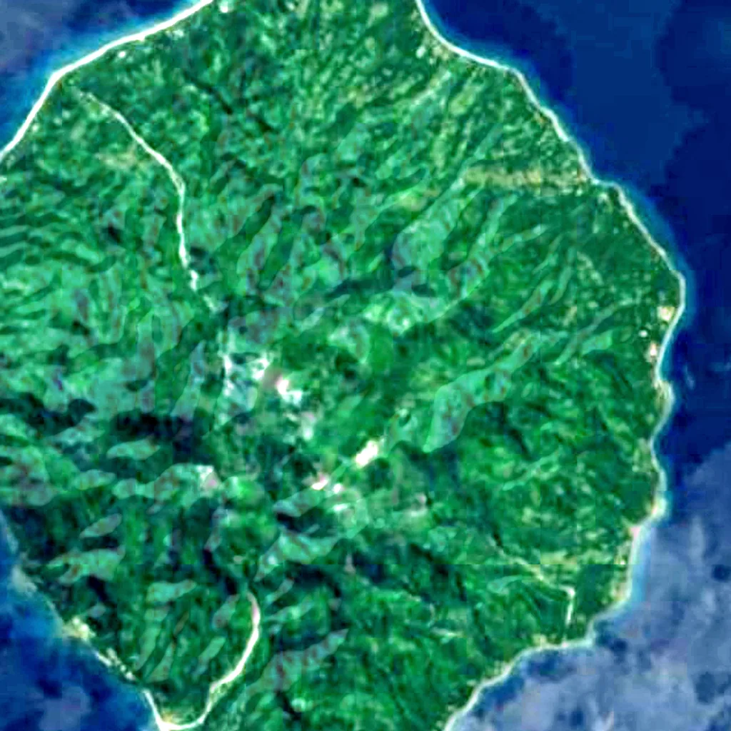 Savo Island seen from above (Sentinel-2)