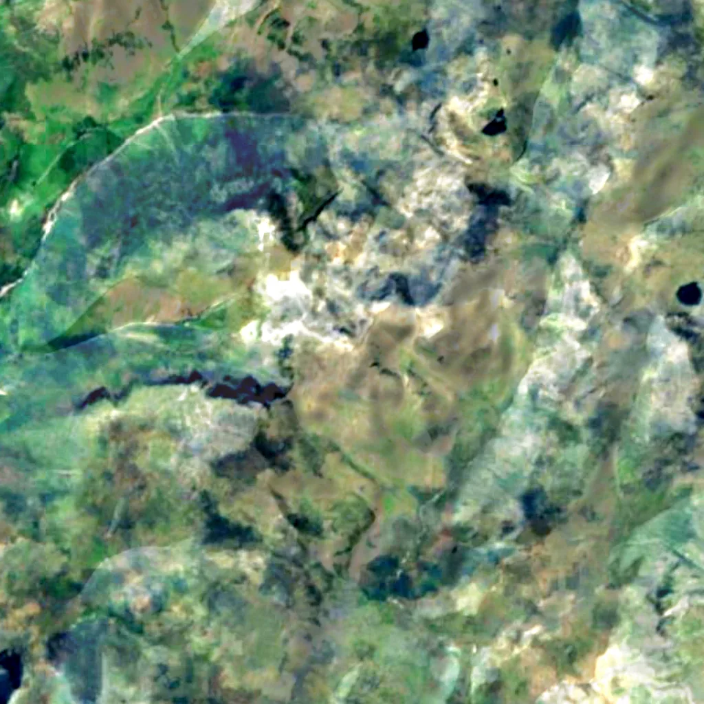 Scafell Pike seen from above (Sentinel-2)