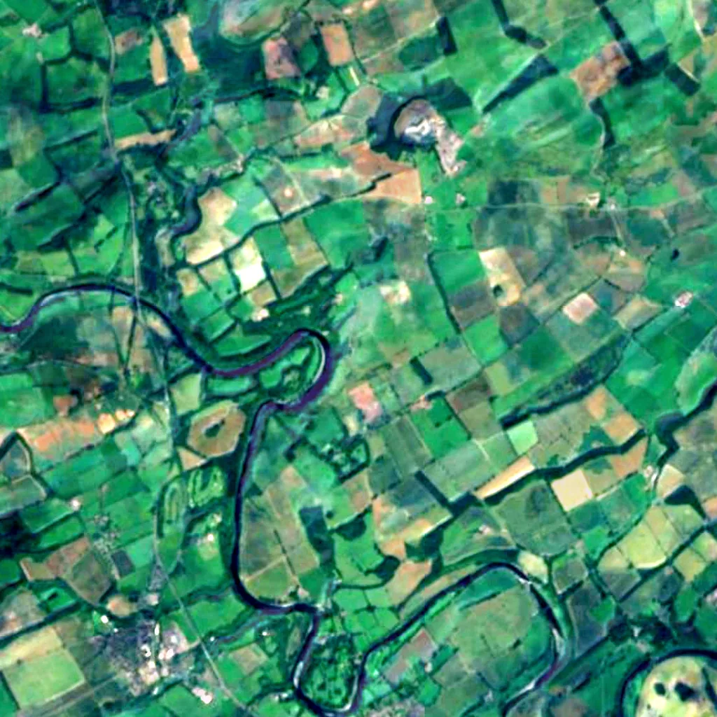 Scott's View seen from above (Sentinel-2)