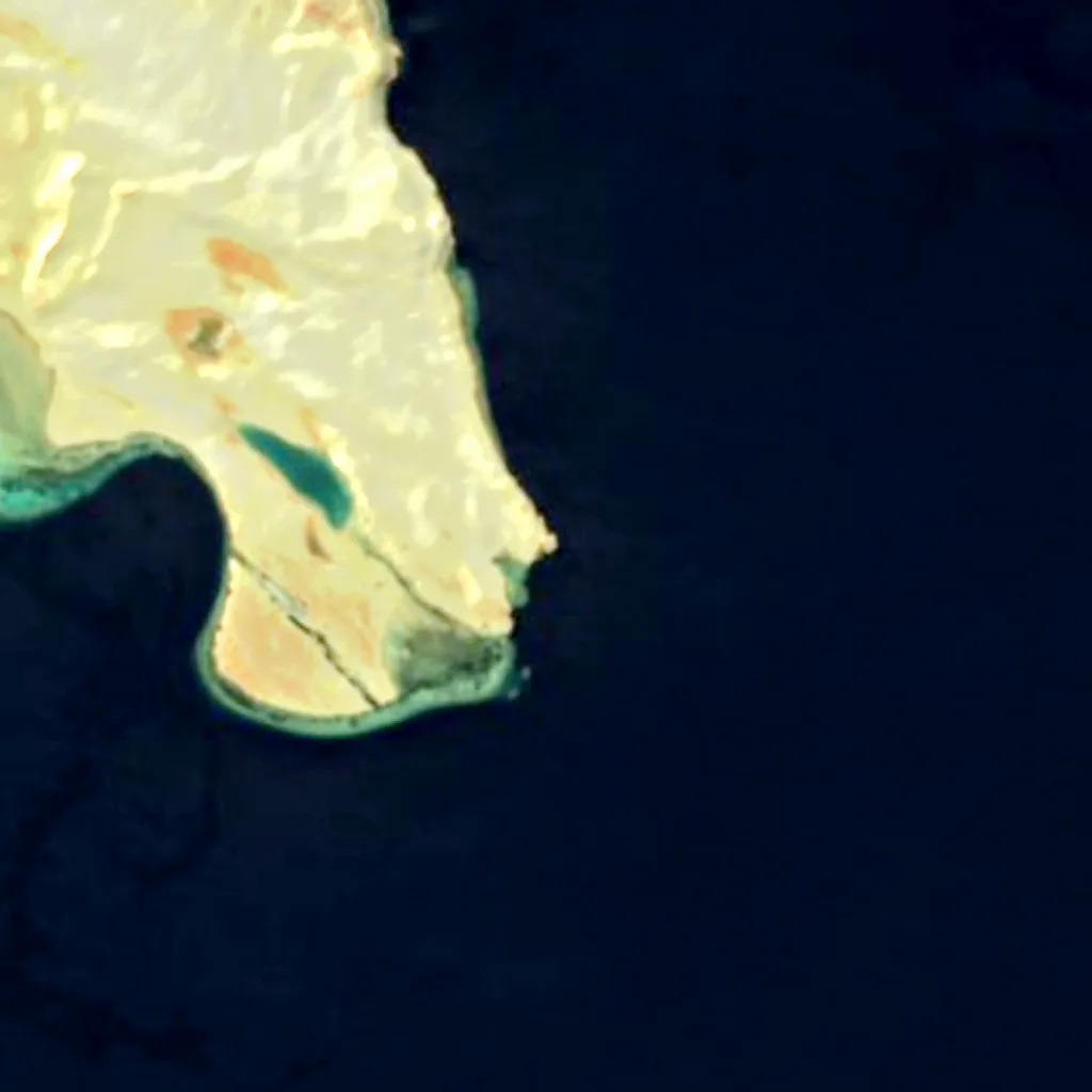 Shark Observatory seen from above (Sentinel-2)