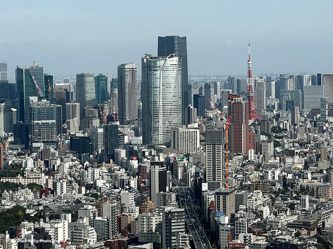 Tokyo Tower and Skyscrapers from Shibuya Sky Observation Deck (53416648661)