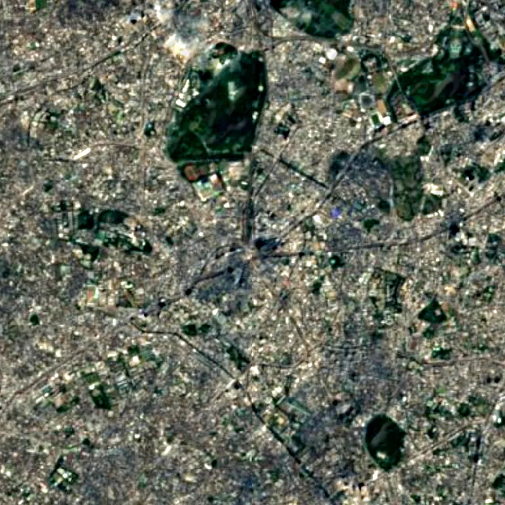 SHIBUYA SKY seen from above (Sentinel-2)