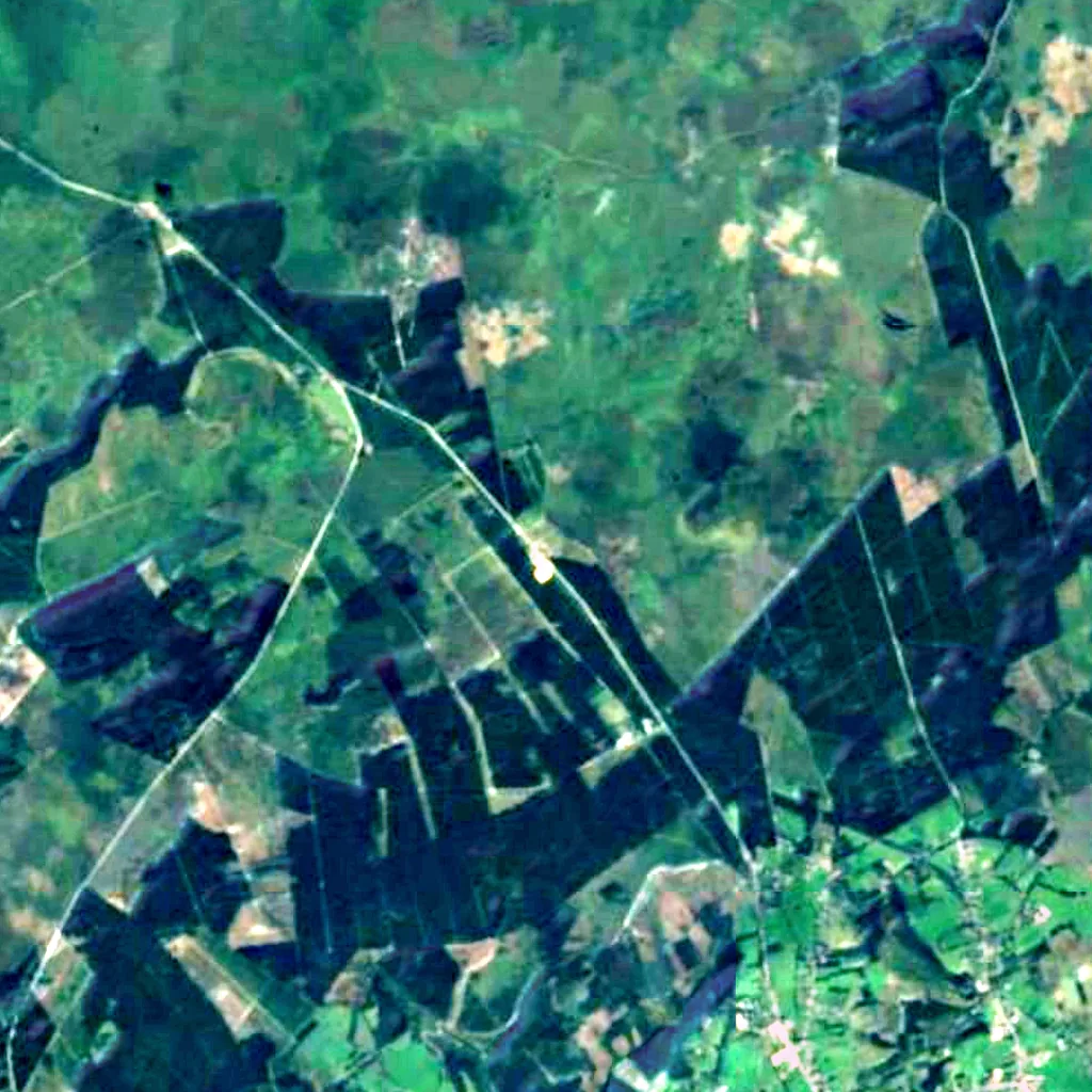 Signal de Botrange visto desde arriba (Sentinel-2)