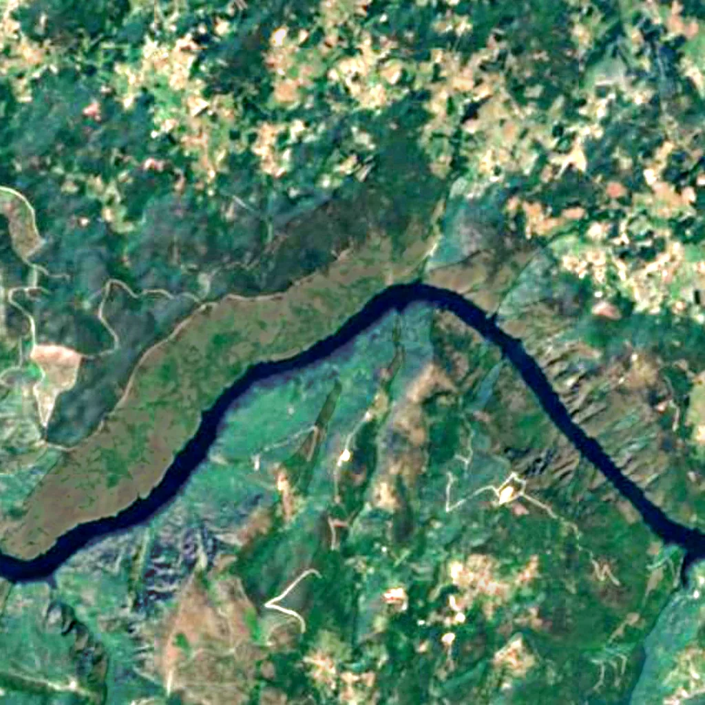 Sil Canyon seen from above (Sentinel-2)