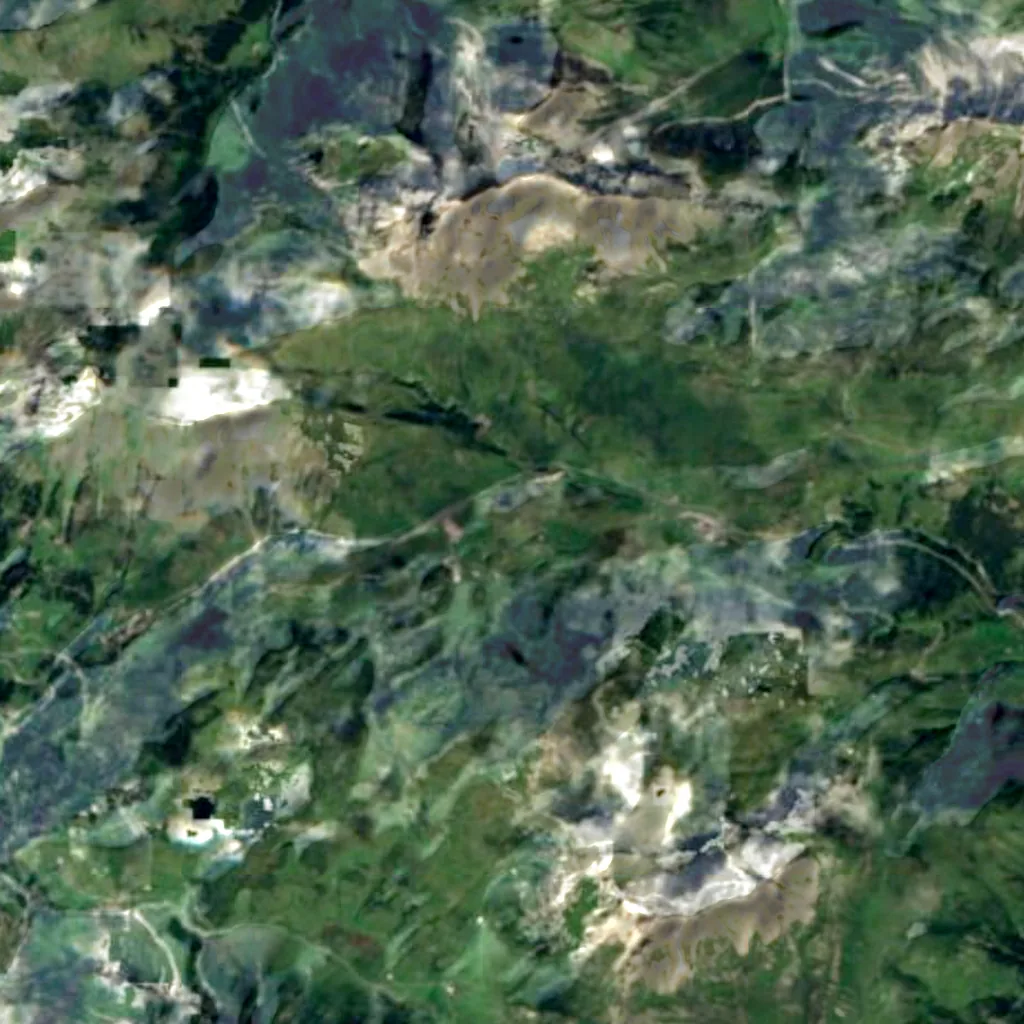 Simmel seen from above (Sentinel-2)