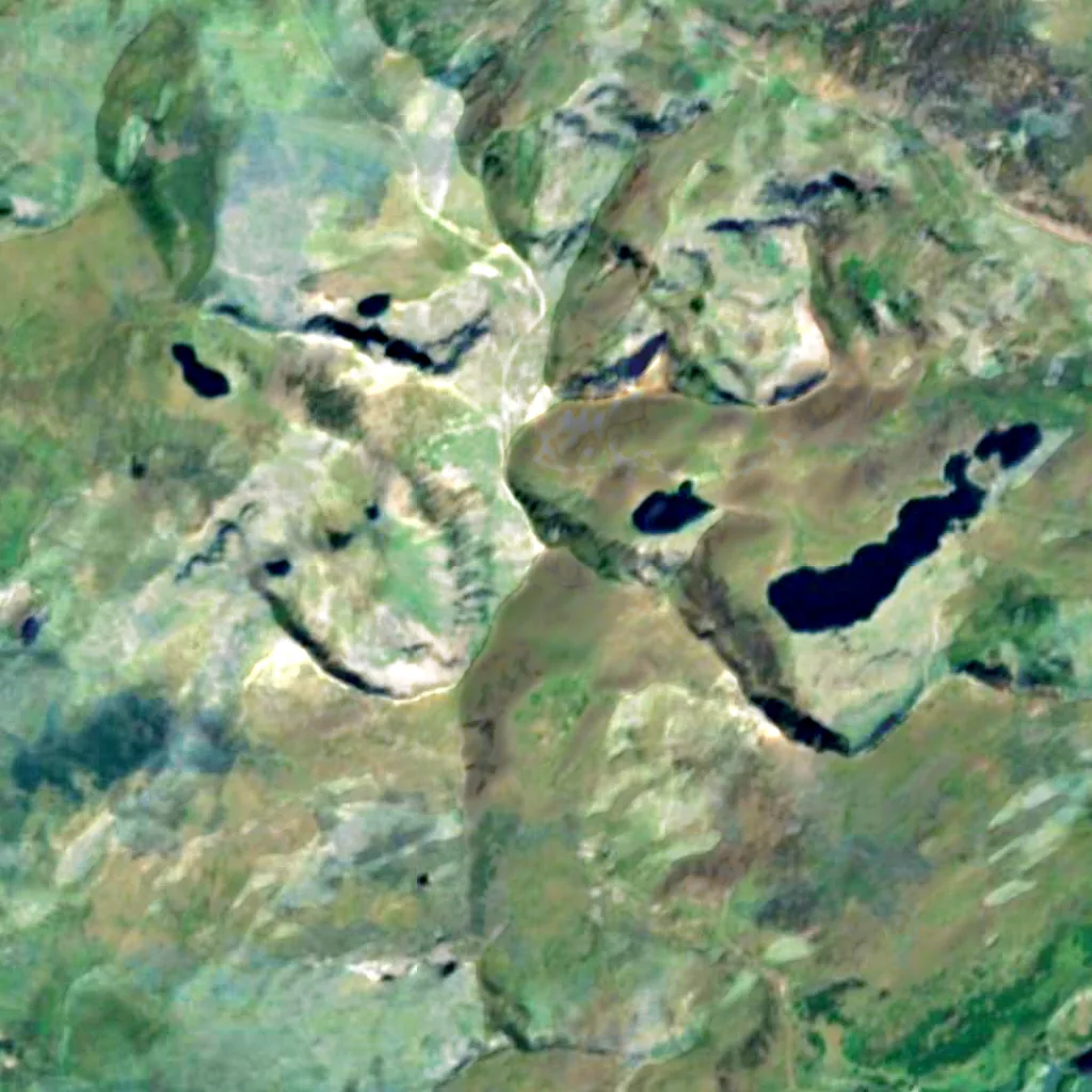 Snowdon seen from above (Sentinel-2)