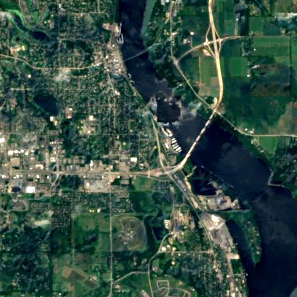 Stillwater Overlook seen from above (Sentinel-2)