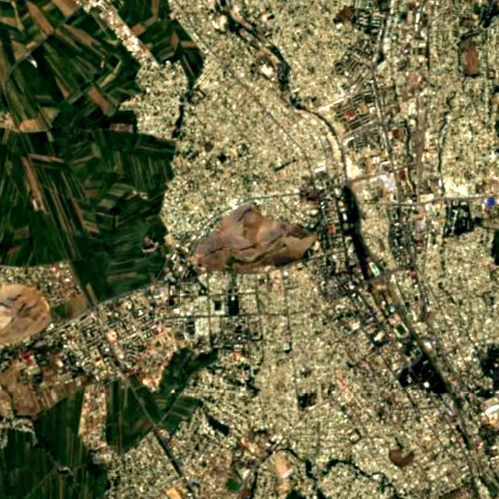 Sulamain Too visto desde arriba (Sentinel-2)