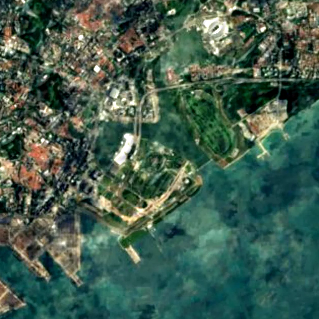 Supertree observatory seen from above (Sentinel-2)